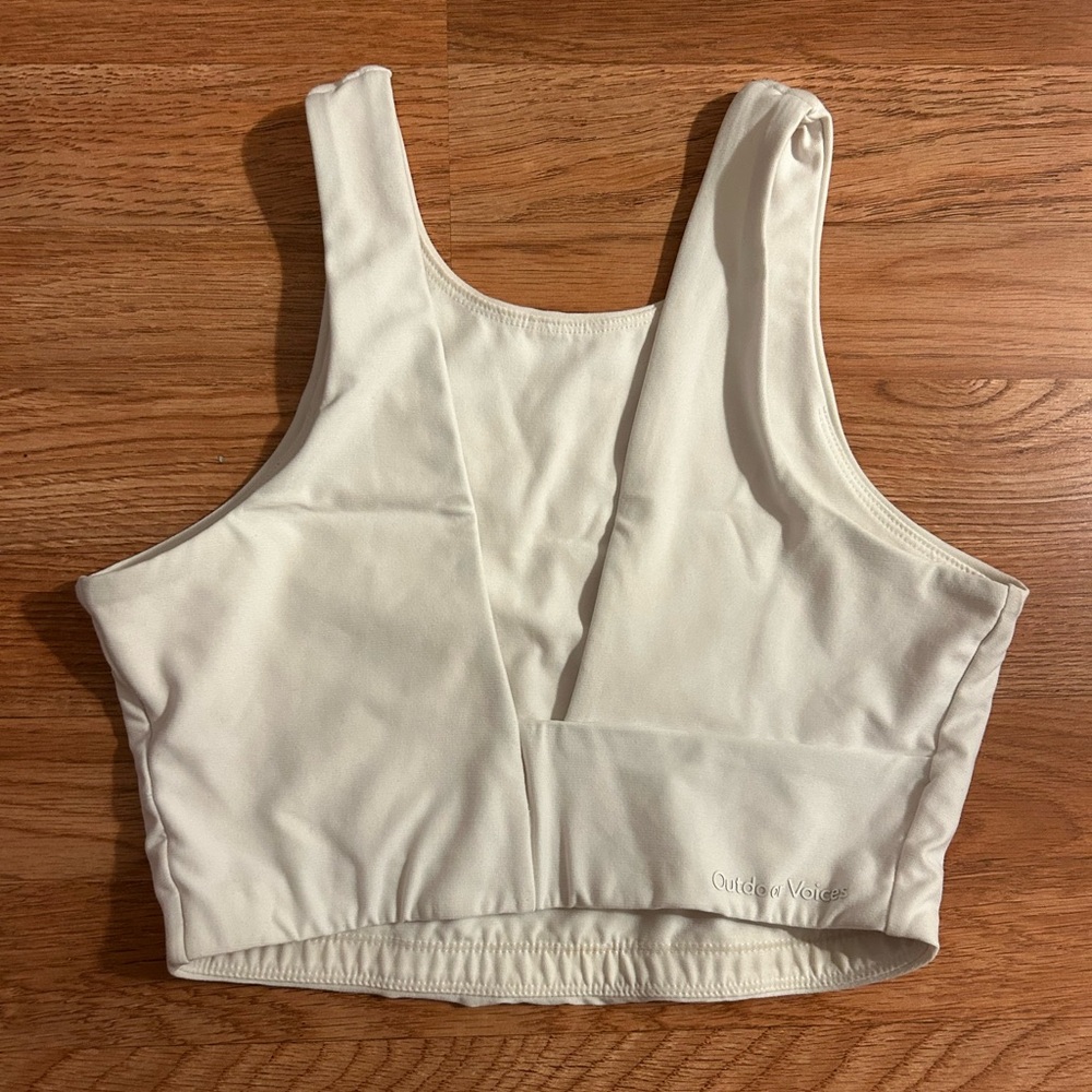 Outdoor Voices White Sports Bra